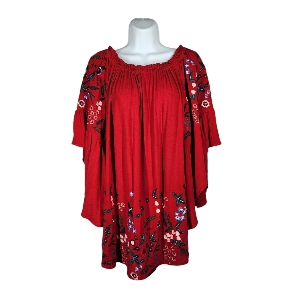 UMGEE HEAVILY EMBROIDERED BOHO STYLE TOP